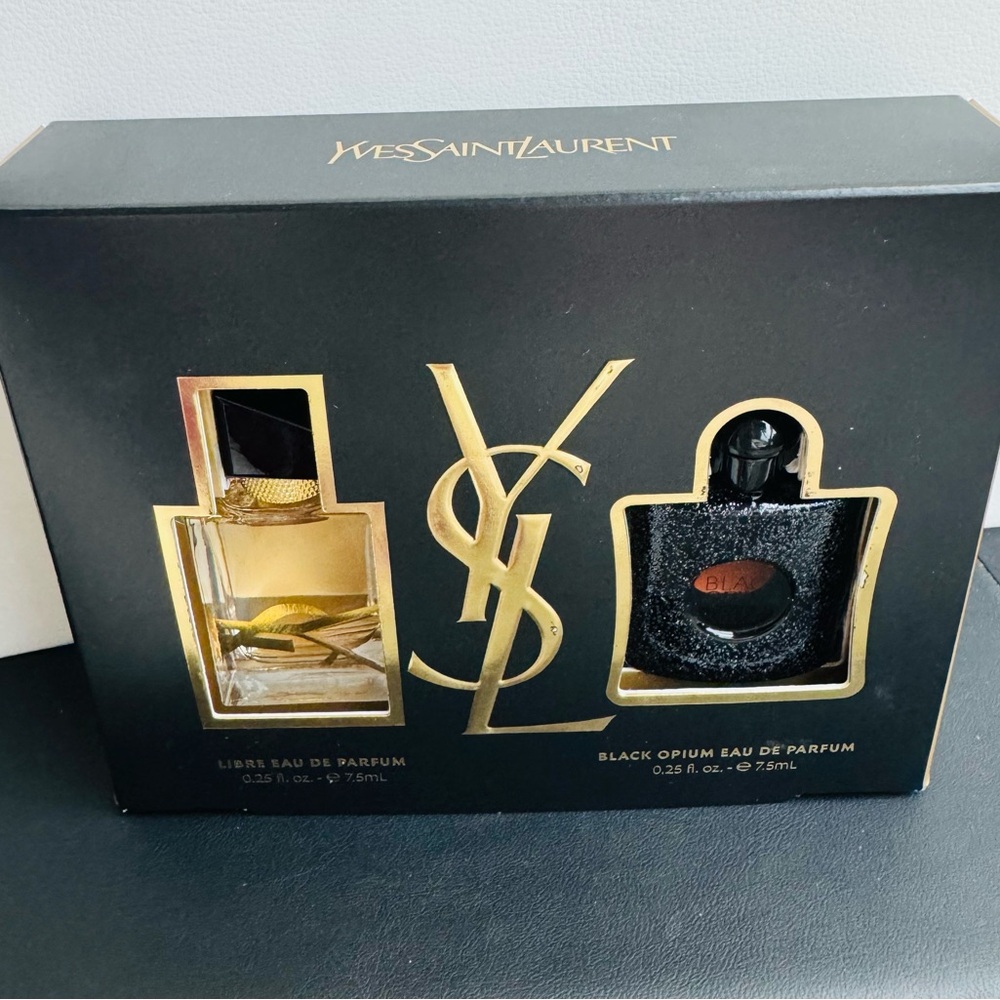 Yves Saint Laurent Black and Gold Perfume Duo